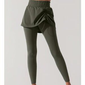 Popflex Bungee Sklegging Hiking Skirt Legging Climbing Ivy  Green - NWOT Size 3X